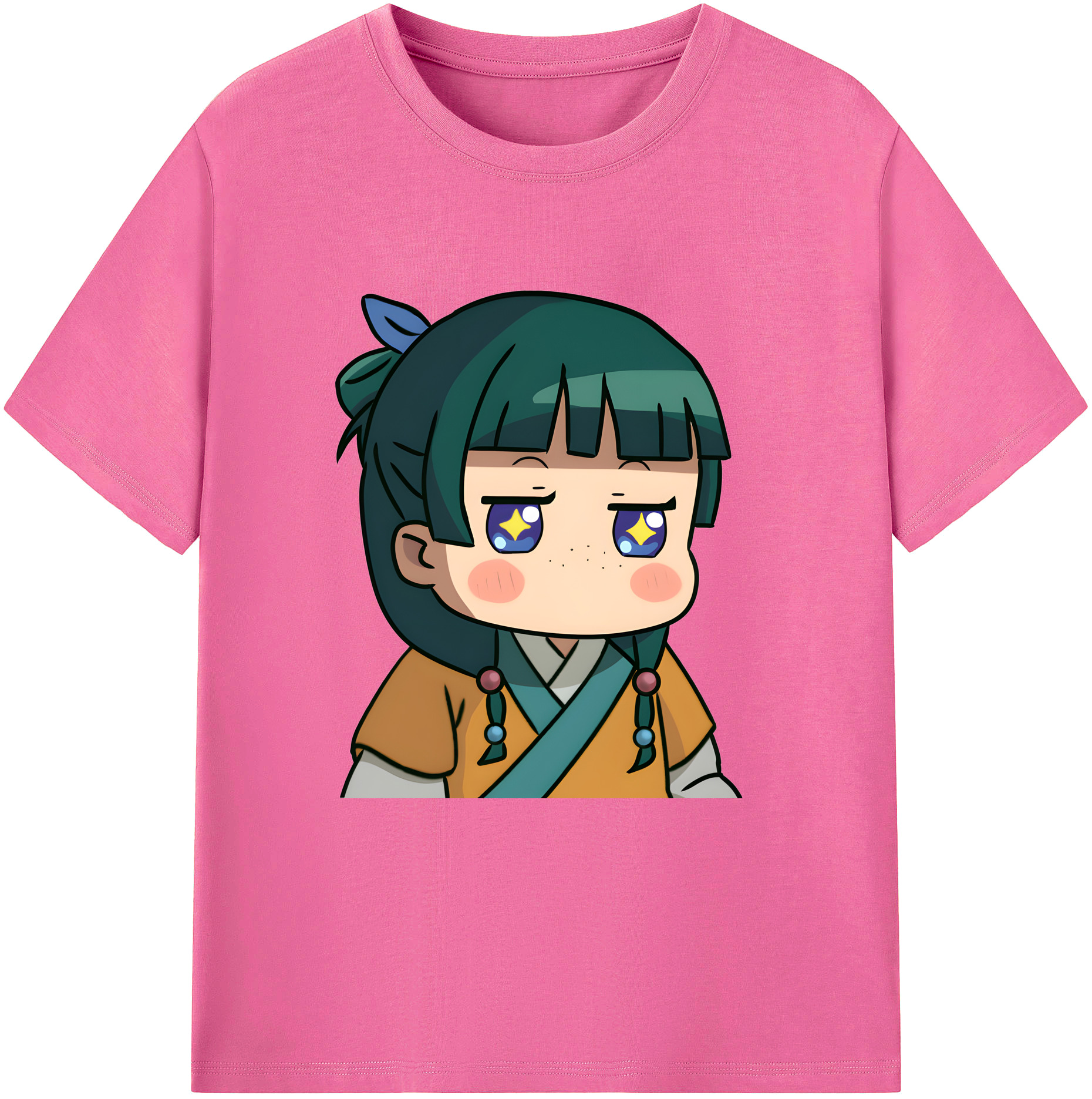 （画像用） 薬屋のひとりごと The Apothecary Diaries レディースカジュアルプリントTシャツ（綿100％）